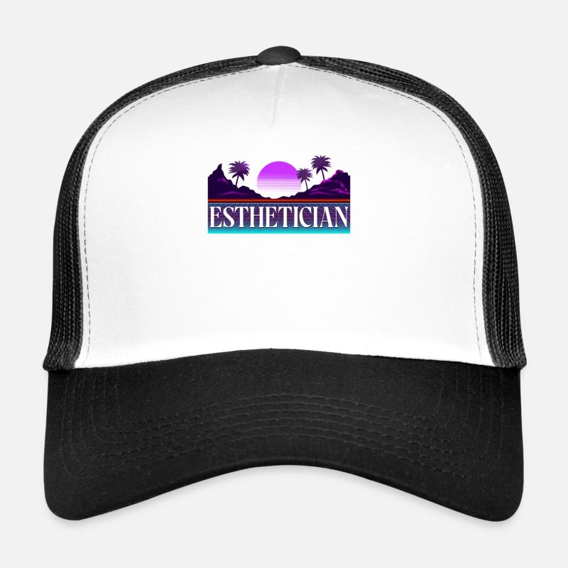 Soins de la peau d’esthéticienne agréée mignonne Casquette trucker 