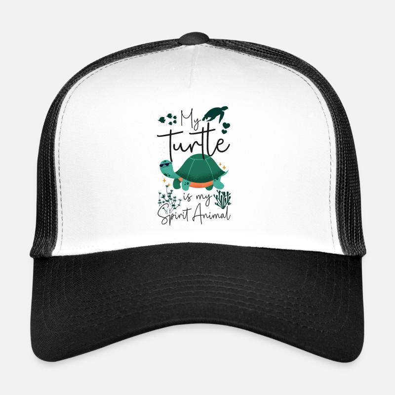 Sea Turtle Tortoise My Turtle Is Trucker Cap