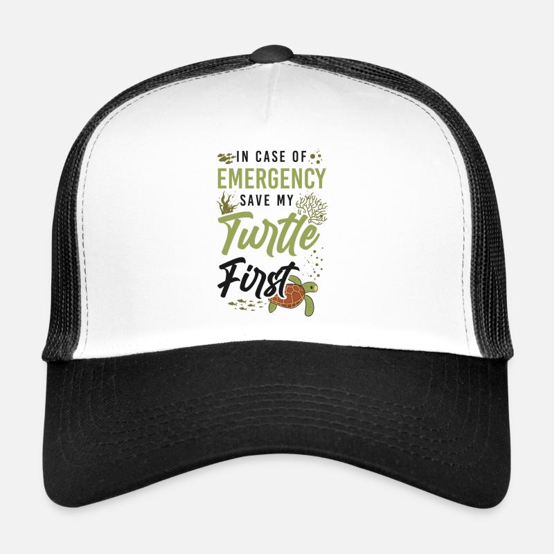 Tortue de mer en cas de Casquette trucker 