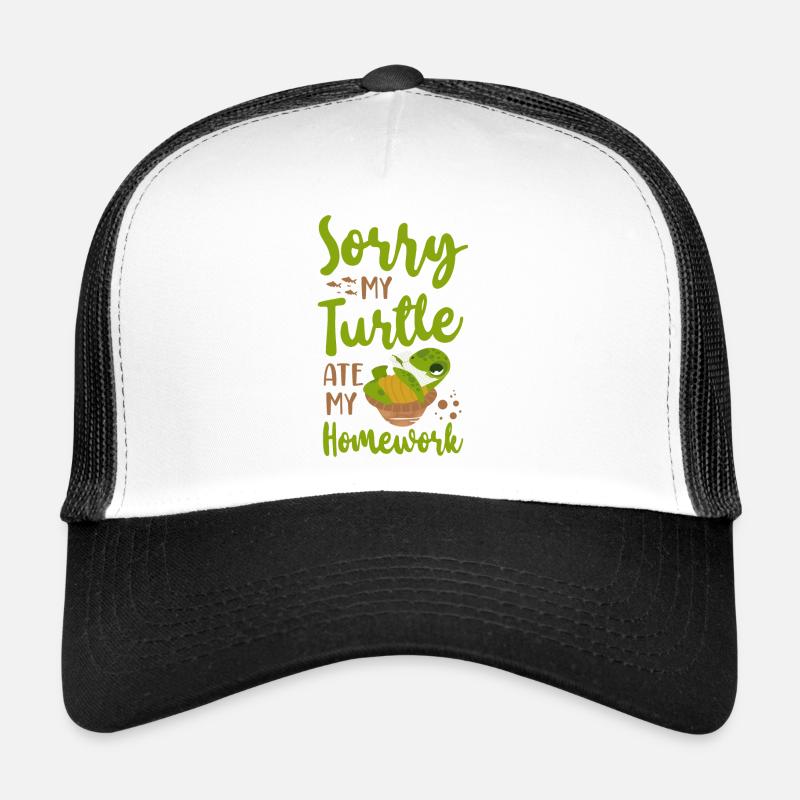 Sea Turtle Tortoise Sorry My Trucker Cap