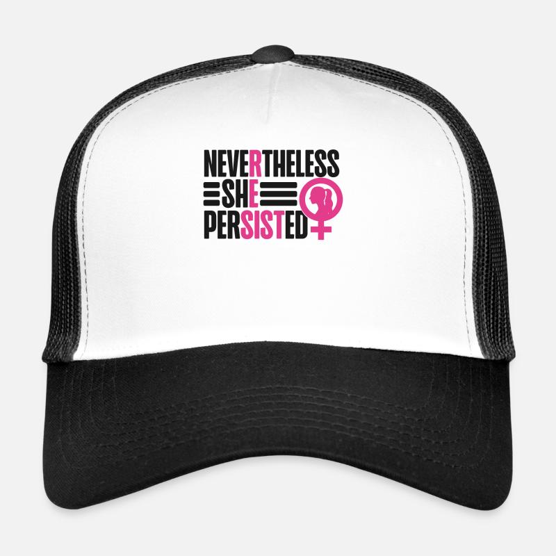 Féministe néanmoins elle Casquette trucker 
