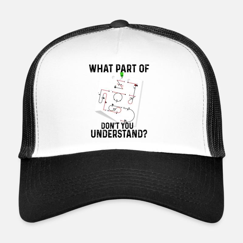 Verstehst Du Nicht Kunstflug Aresti Figuren - Trucker Cap - Weiß/Schwarz