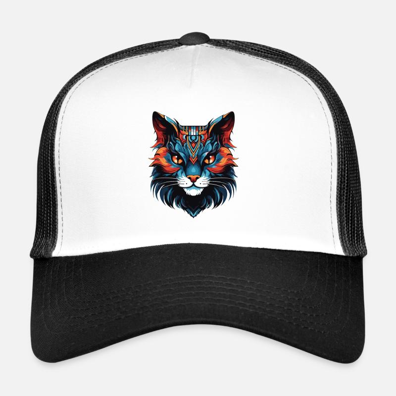 Cat Portrait Trucker Cap