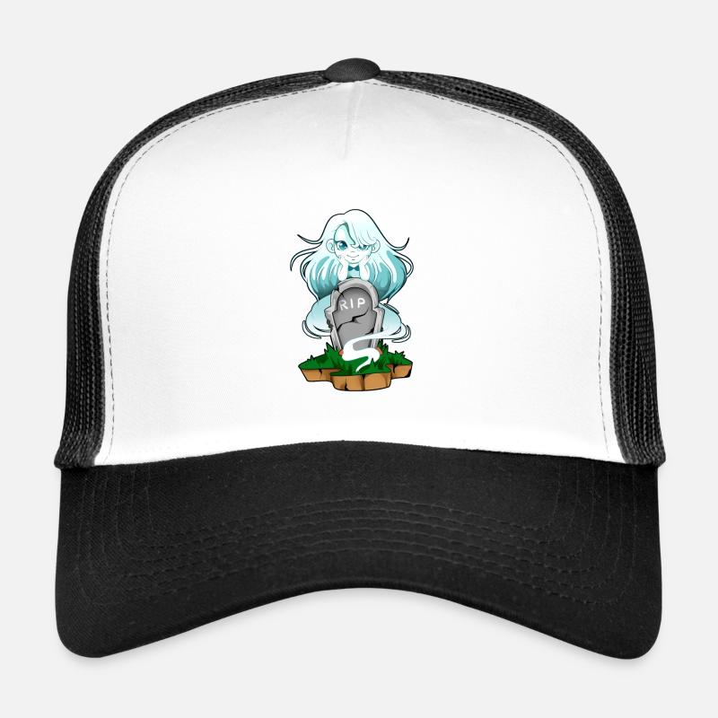Gothic - Kawaii Ghost Trucker Cap