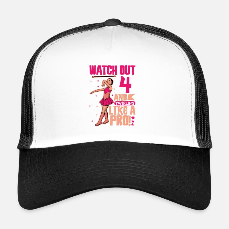 J’ai 4 ans - Fille virevoltant Casquette trucker 