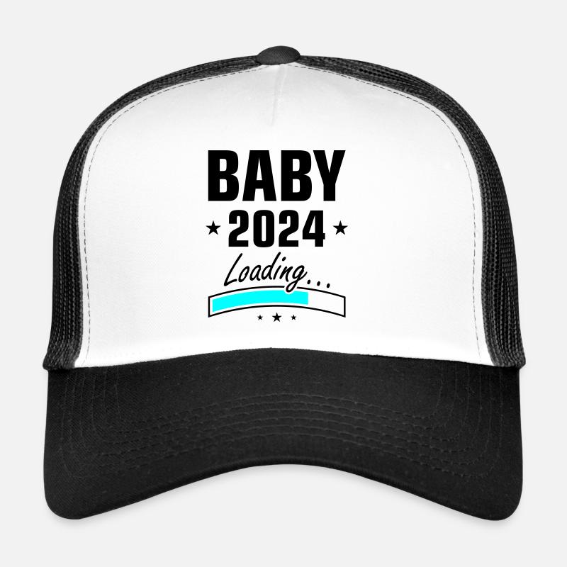 Baby 2024 Loading - Trucker Cap - Weiß/Schwarz