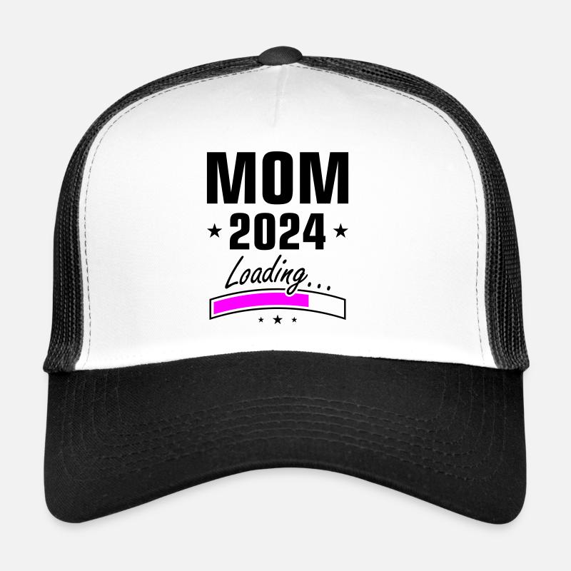 Mama 2024 Loading Mom Trucker Cap