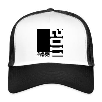 LIMITED EDITION 2011 15. GEBURTSTAG - Trucker Cap - Weiß/Schwarz - Vorne