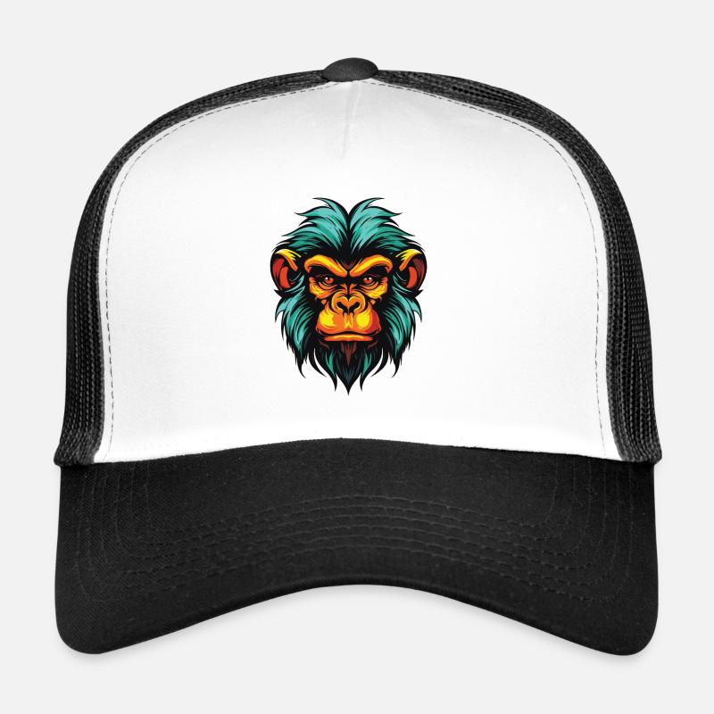Monkey Head Trucker Cap