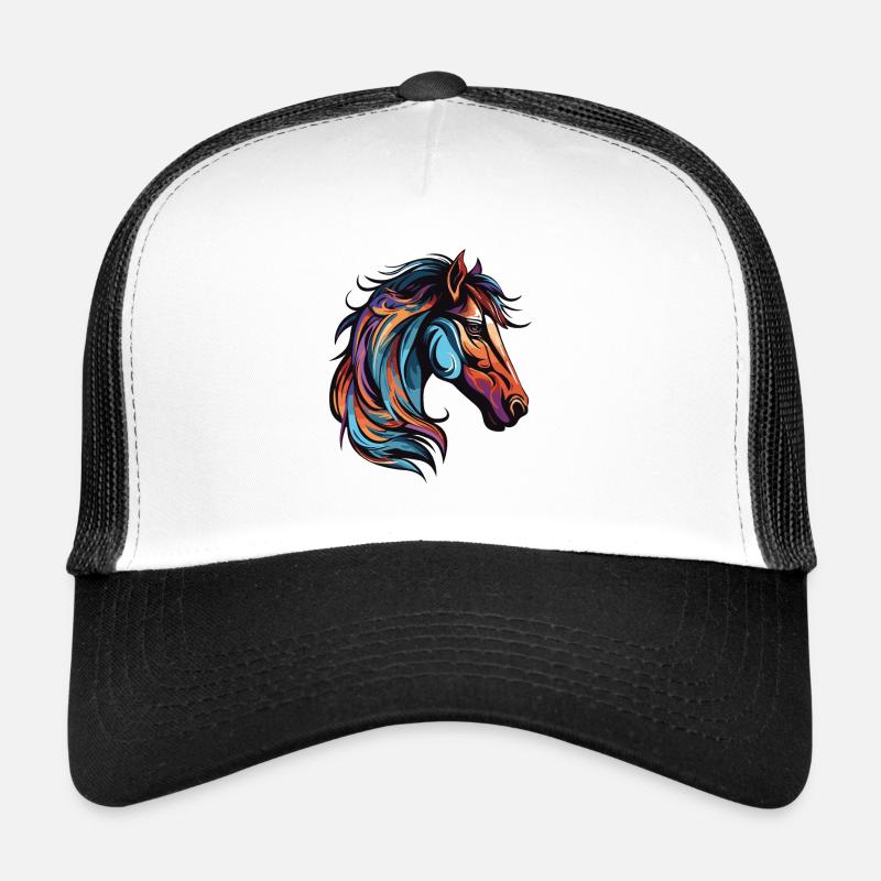 Tête de cheval Casquette trucker 