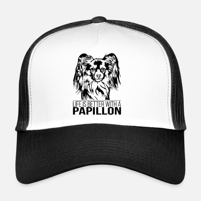 La vie de Papillon est meilleure Chiens Wilsigns Casquette trucker 