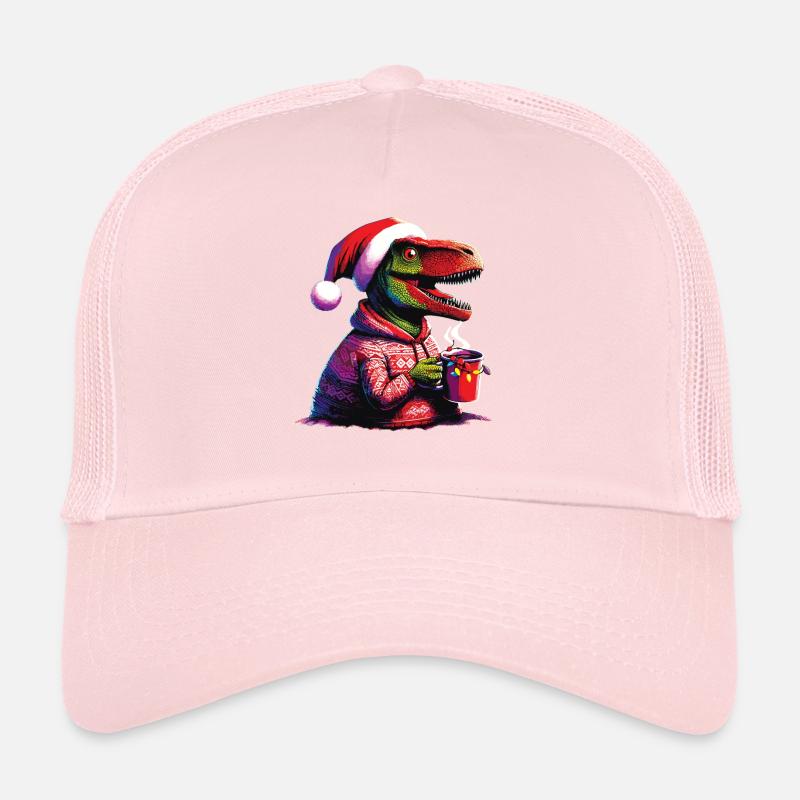Dino drinks mulled wine Trucker Cap