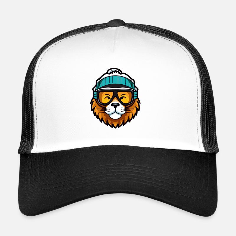Löwe Snowboard Ski Brille Comic Trucker Cap