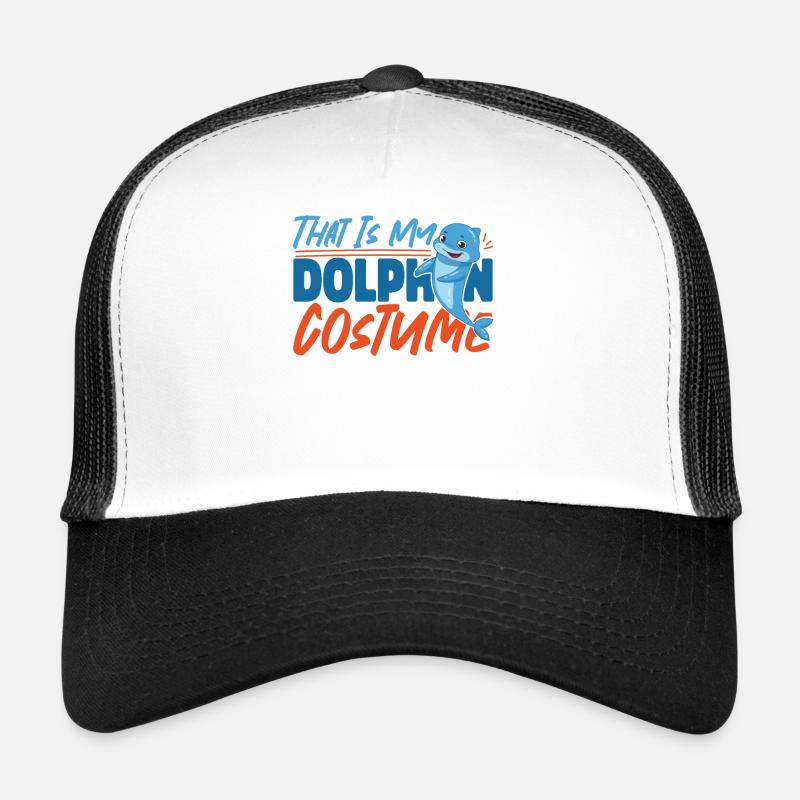 Dolphin Halloween That Is My Trucker Cap