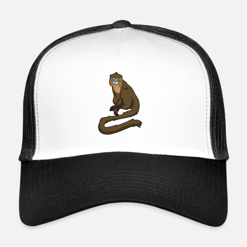 Kawaii Blue-mouthed Monkey Trucker Cap