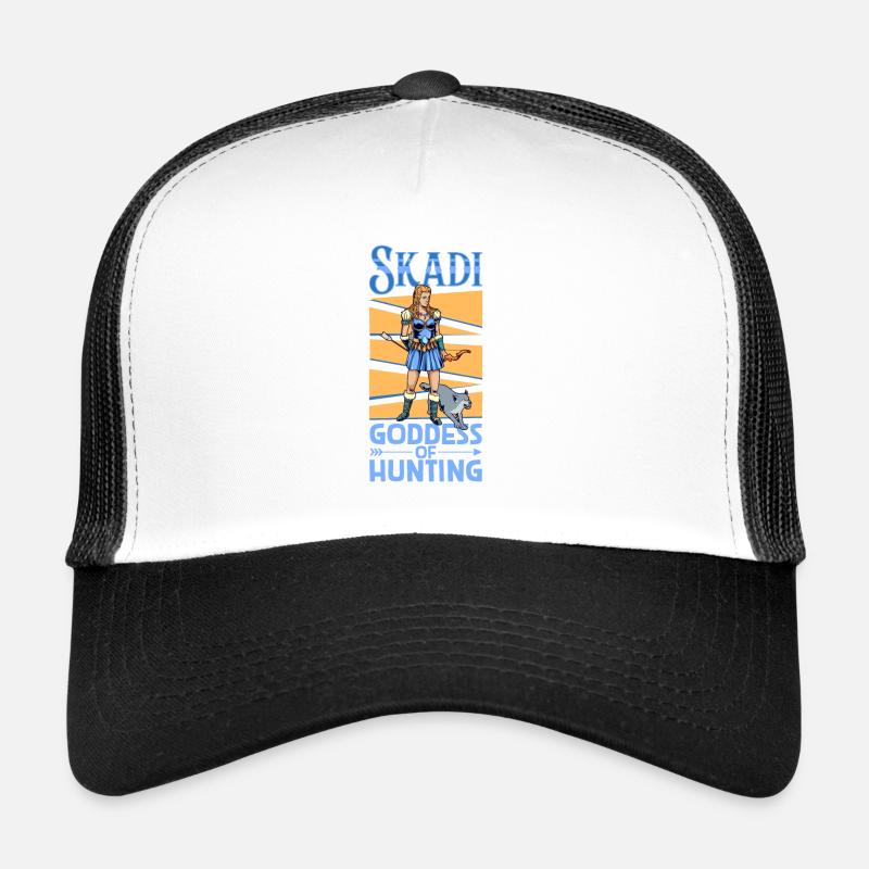 Déesse viking de la chasse Skadi Casquette trucker 