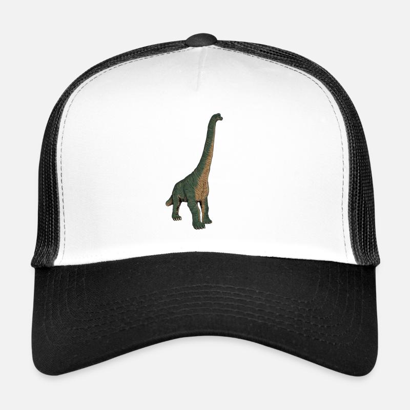 Drawing of the Brachiosaurus Trucker Cap