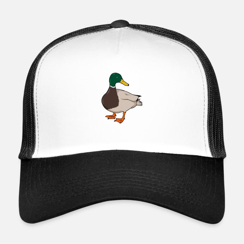 Dessin d’un canard colvert Casquette trucker 