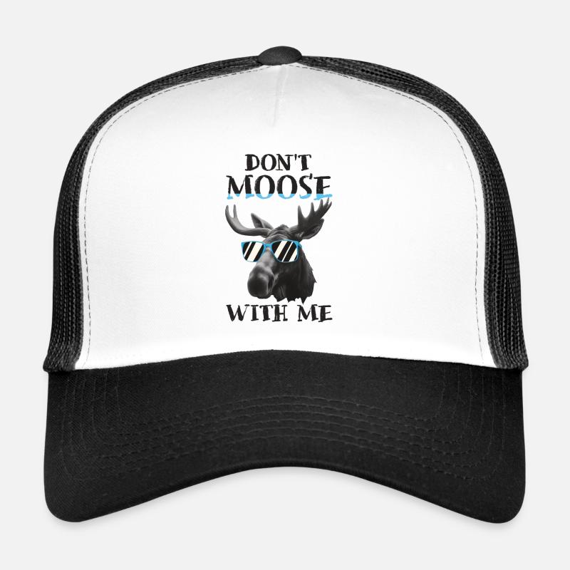 Ne m’embête pas - Casquette trucker  - blanc/noir