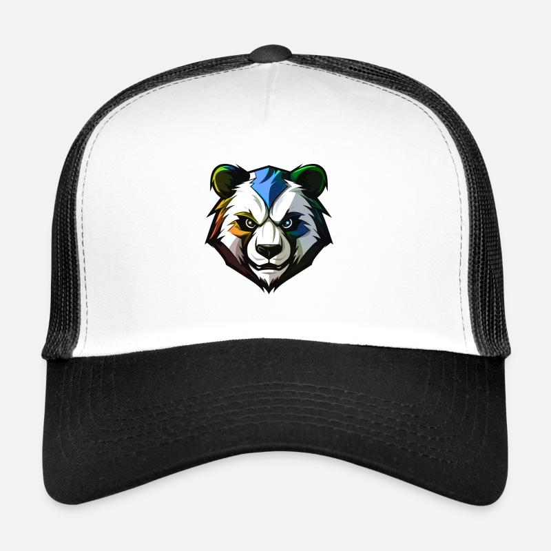 Panda Kopf Bunt Trucker Cap