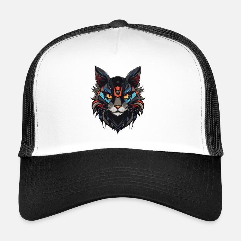 Katze Kopf Trucker Cap
