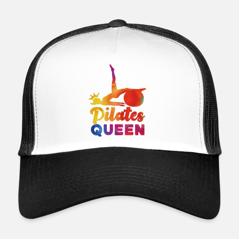 Instructeur de Pilates Enseignant Queen Casquette trucker 