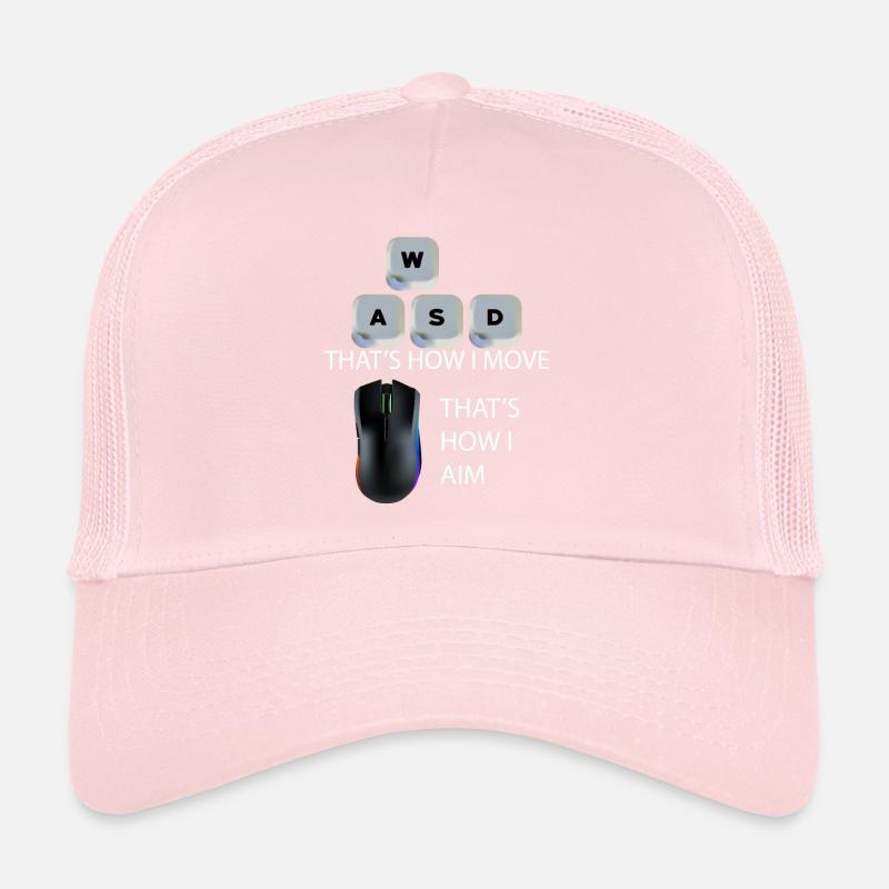 WASD Aim Gaming Gaming Video Game, PC, Computer Trucker Cap