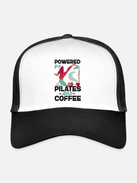 Pilates Instructor Teacher Coffee - Trucker Cap - white/black - Front