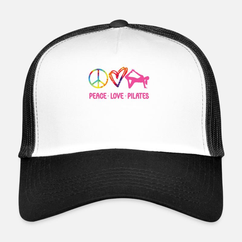 Pilates Instructor Teacher Tie Dye Trucker Cap