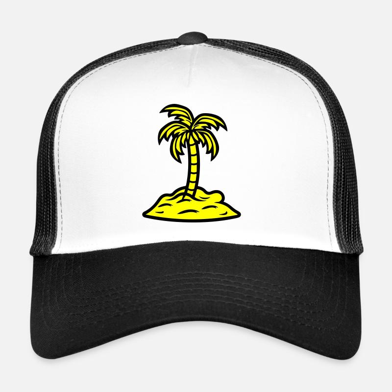 Palme Insel Urlaub Sommer Trucker Cap