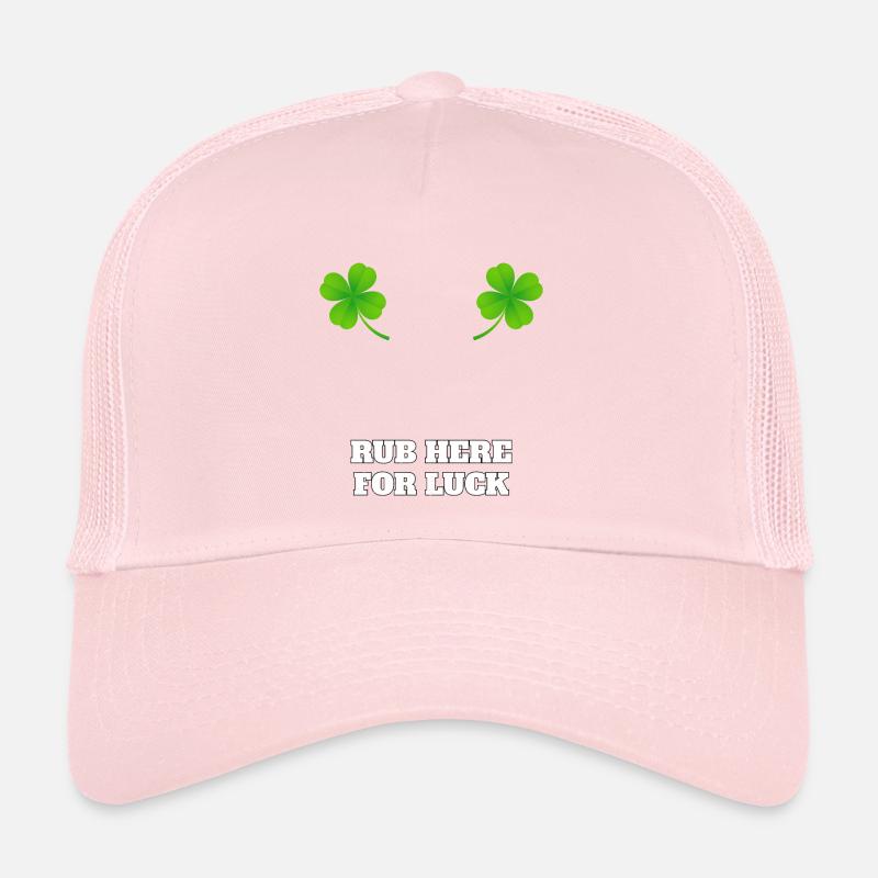 Rub here for luck Trucker Cap