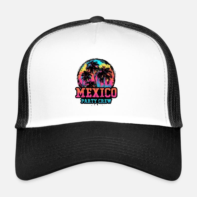 Équipe de fête du Mexique Casquette trucker 