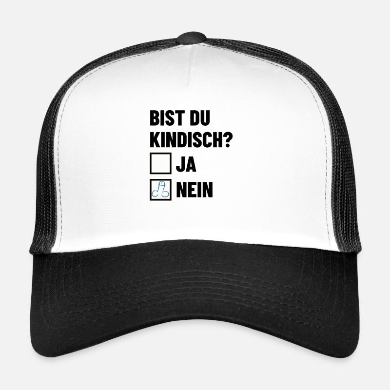 Bist du kindisch? Ankreuzen - Pimmel Trucker Cap
