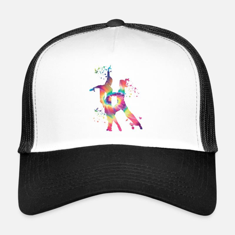 Latin Dancing Couple Watercolor Dancer Trucker Cap