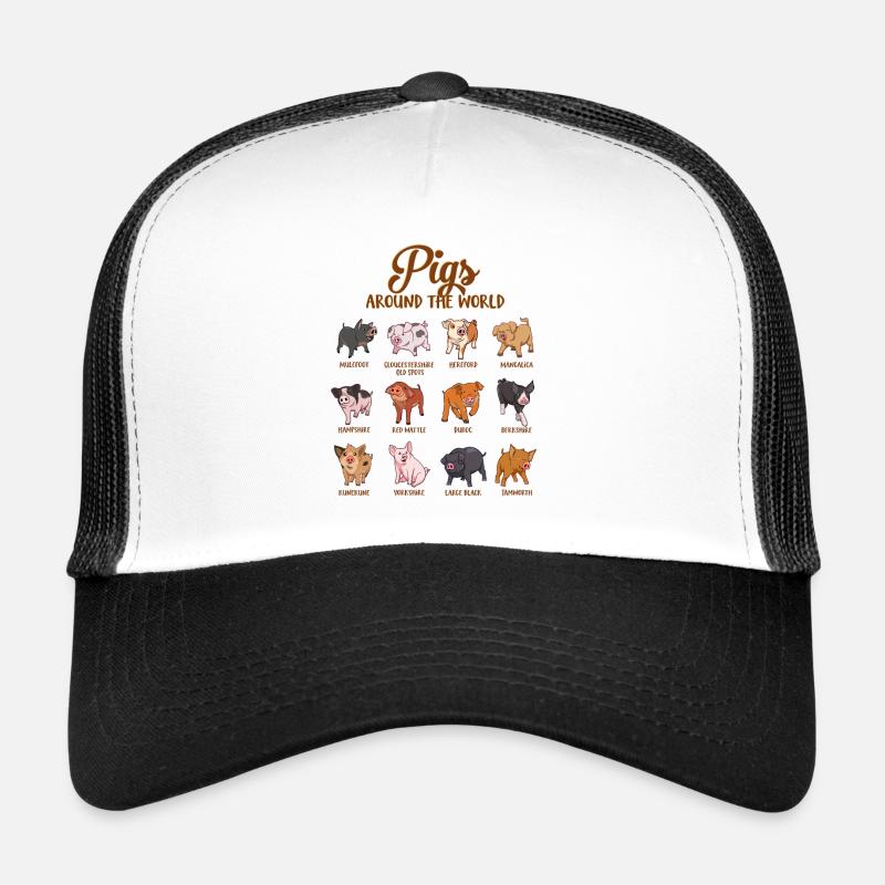 Beaucoup de cochons kawaii Casquette trucker 