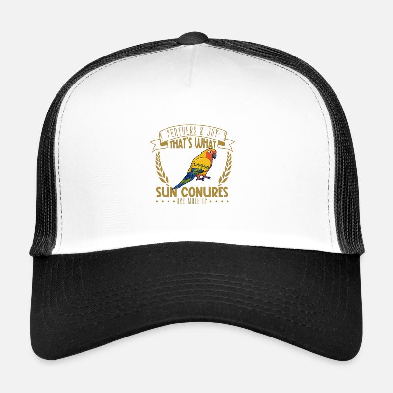 Feathers and Joy - Sun Parakeet Trucker Cap