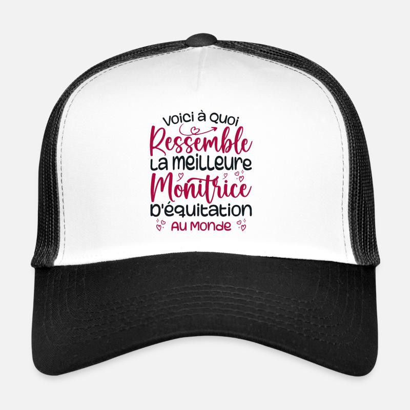 La Meilleure Monitrice D'équitation Au Monde Casquette trucker 