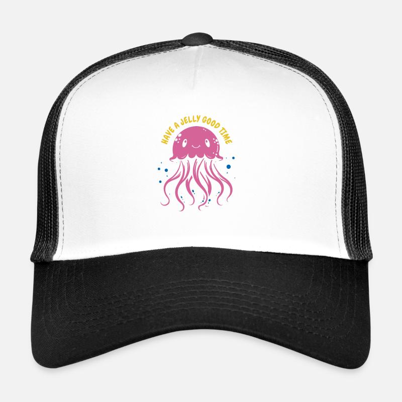 Have a jelly good time - Jellyfish with tentacles, me Trucker Cap