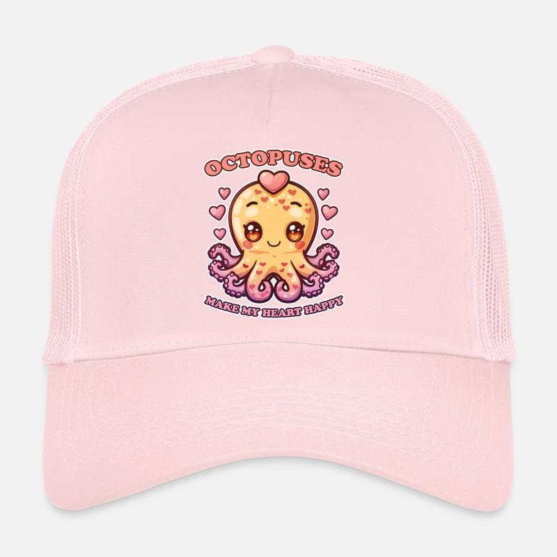 Drôle de pieuvre céphalopode calmar cadeau Casquette trucker 