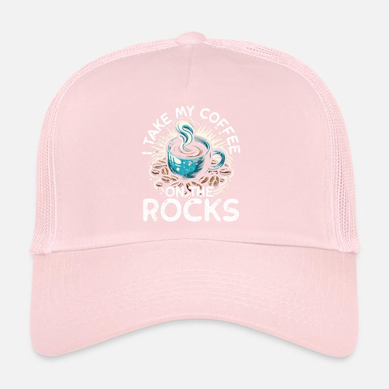 Je prends mon café avec glace Casquette trucker 