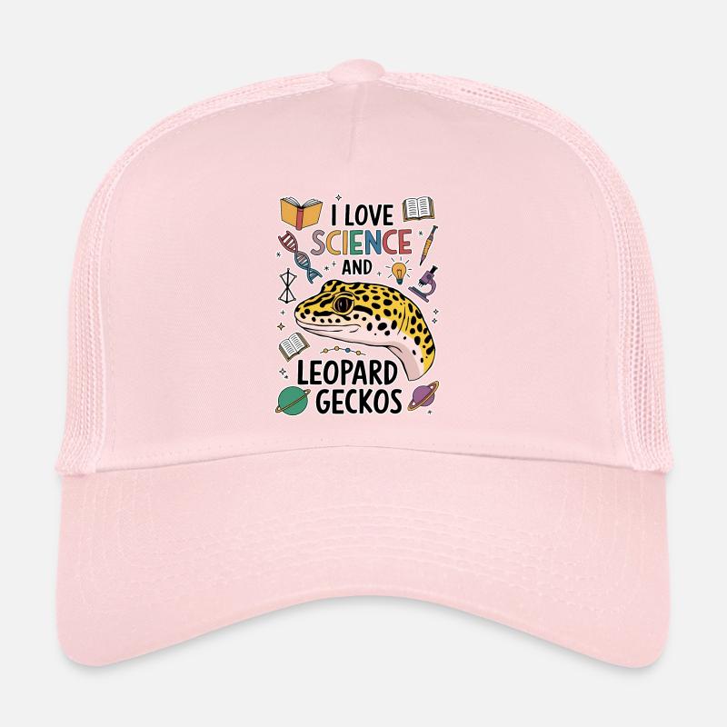 Leopardgecko Spruch Student Leopardgecko Geschenk Trucker Cap