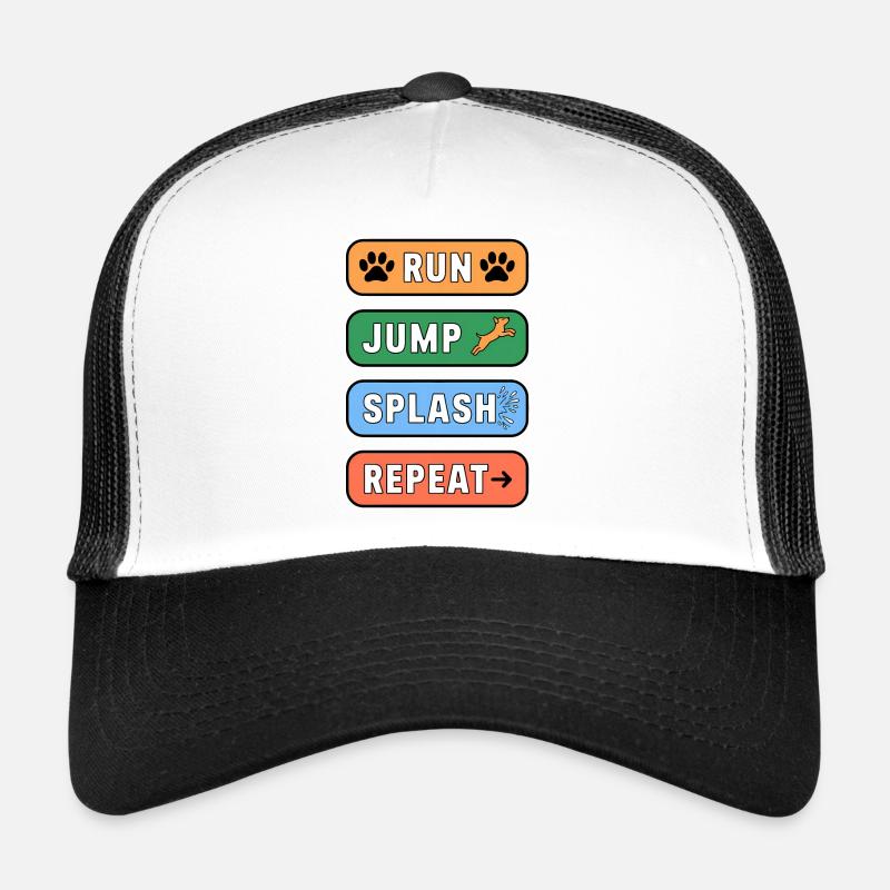 Dock Diving Saying Dog Diving Dock Diving Gift Trucker Cap