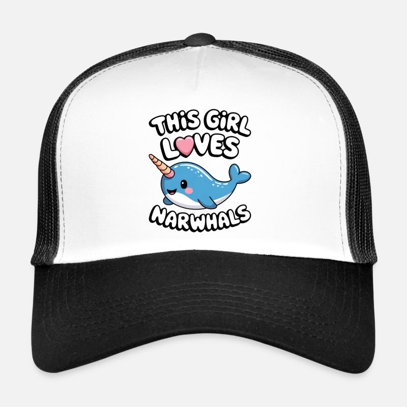 Narval Dire Narvals Drôle Narval Cadeau Casquette trucker 