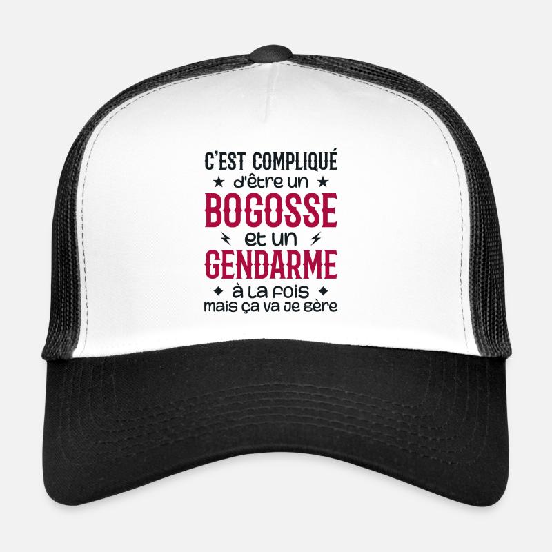 It's complicated to be a bogosse and a gendarme Trucker Cap