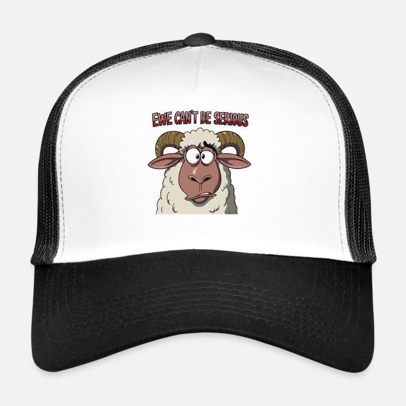 Ewe cant be serious - funny sheep design Trucker Cap