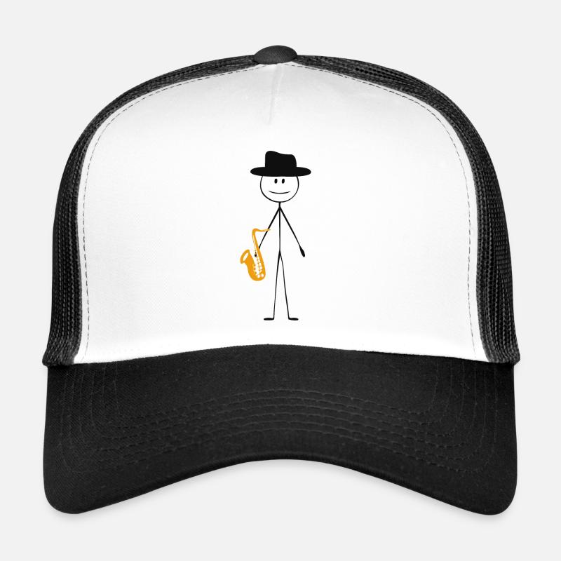 Saxophone Saxophone Guy Trucker Cap