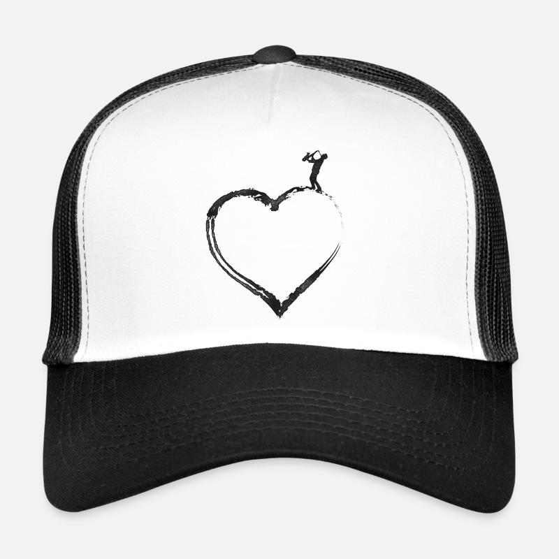 Saxophone Heart Trucker Cap