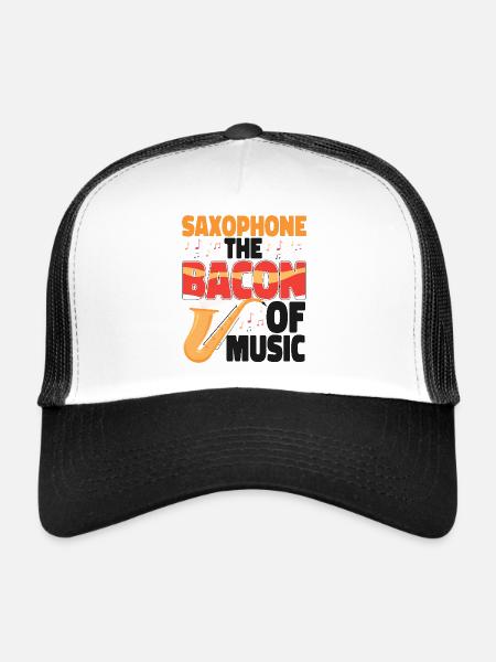 Saxophones Saxophones The Bacon Of - Trucker Cap - white/black - Front