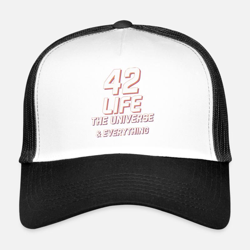 Life Universe Everything 42 answers Trucker Cap