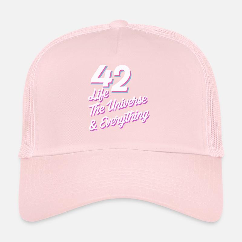 Life Universe Everything 42 réponses Casquette trucker 